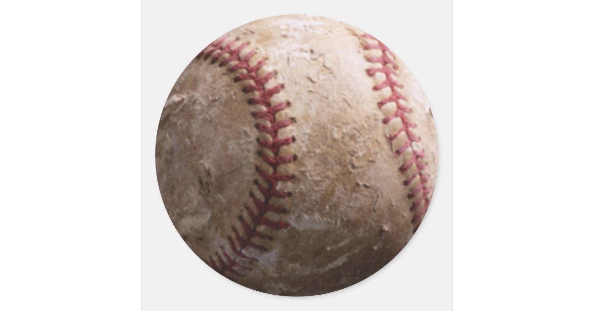 Baseball Ball Stickers, Zazzle