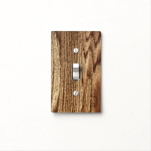 Old Worn Wood Light Switch Cover