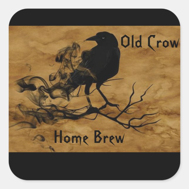 Old x=crow home brew stickers (Front)