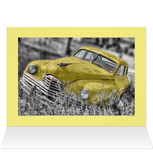 Old Yellow Car (Inside Horizontal (Top))