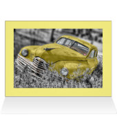 Old Yellow Car Cards (Inside Horizontal (Top))