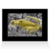 Old Yellow Car Cards (Inside Horizontal (Top))