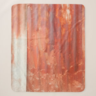 Old zinc background in vintage style. Rusted wall  Sherpa Blanket