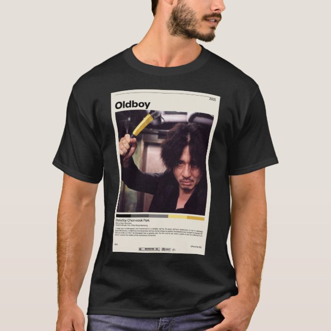 Oldboy  Chan-wook Park, Minimalist Movie Poster, V T-Shirt (Front)