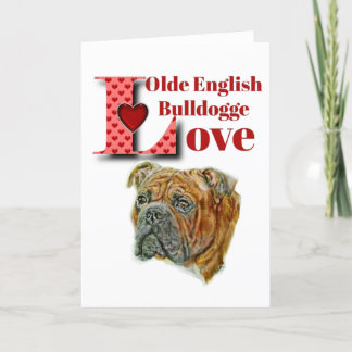 Olde English Bulldogge Card
