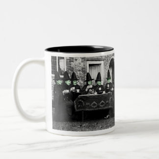 Olde Salem Witches Morning Coffee  Two-Tone Coffee Mug