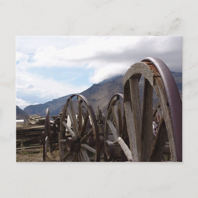 Olde Town in Cody, WY Postcard (Front)