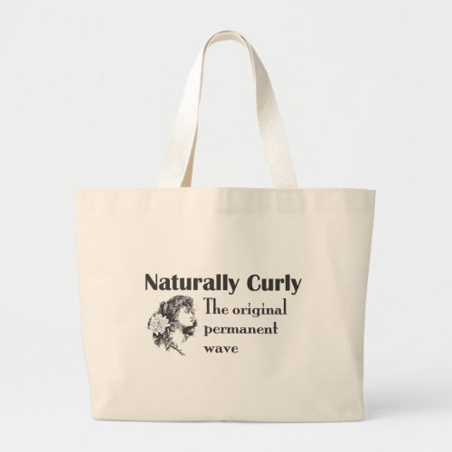 Olde World Naturally Curly Large Tote Bag