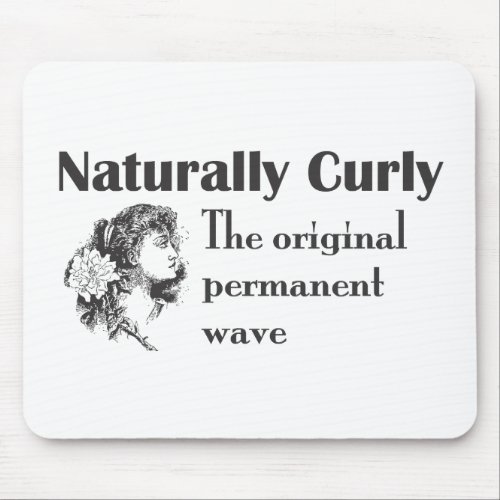 Olde World Naturally Curly Mouse Pad