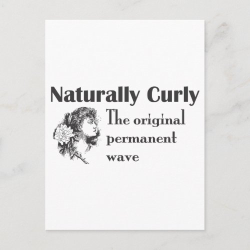 Olde World Naturally Curly Postcard