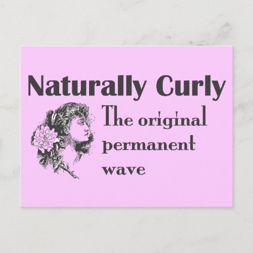 Olde World Naturally Curly Postcard