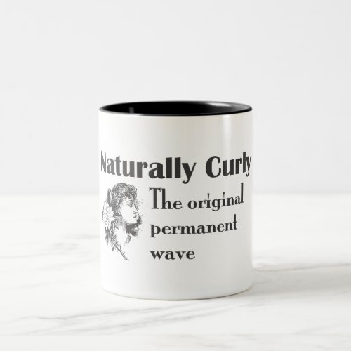 Olde World Naturally Curly Two_Tone Coffee Mug
