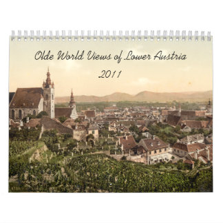 Olde World Views of Lower Austria Calendar