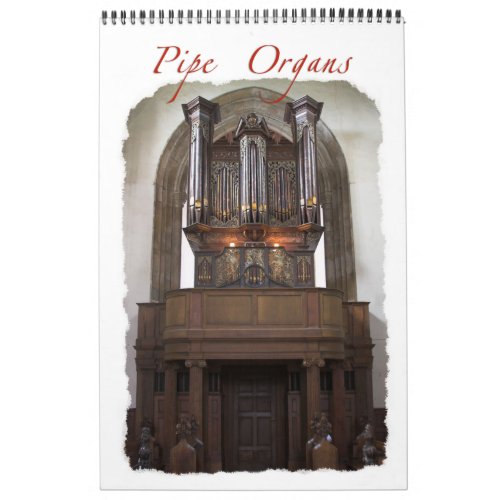 Olde Worlde Pipe organ calendar