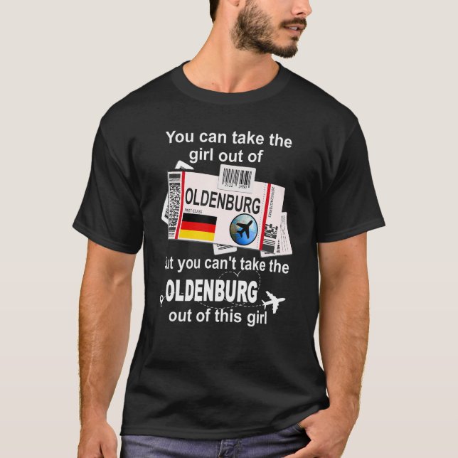 Oldenburg Boarding Pass - Oldenburg Girl - Oldenbu T-Shirt (Front)