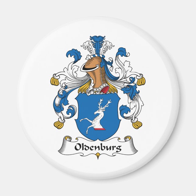 Oldenburg Family Crest Magnet (Front)