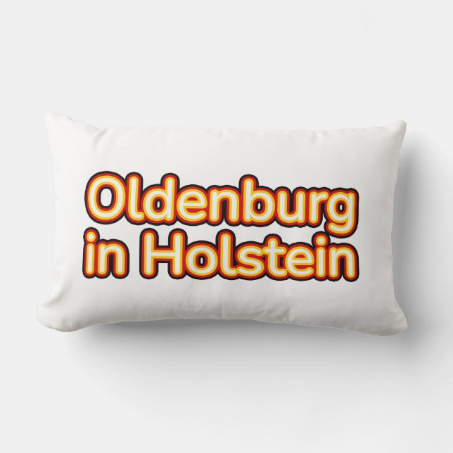 Oldenburg in Holstein Deutschland Germany Lumbar Pillow (Front)
