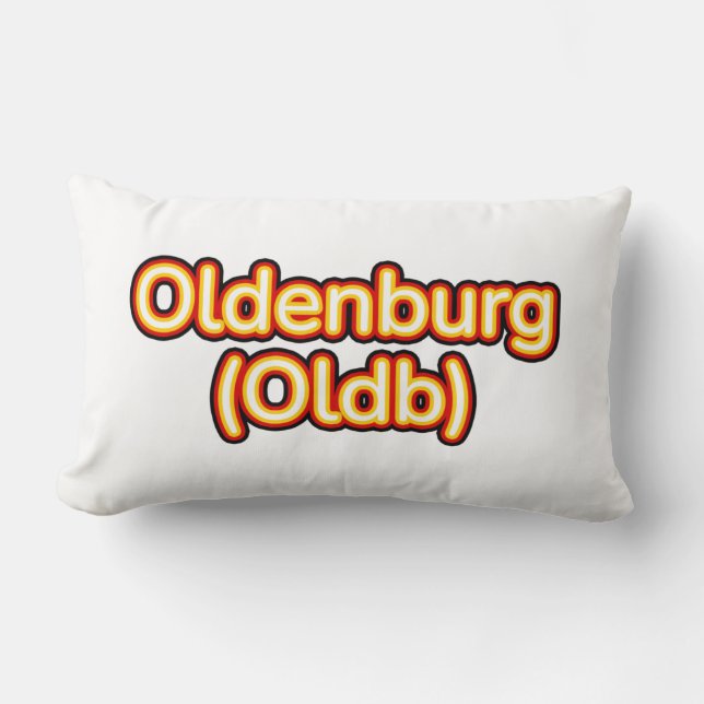 Oldenburg(Oldb) Deutschland Germany Lumbar Pillow (Front)
