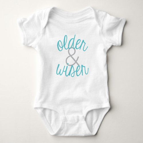 Older and Wiser Boy Twin Big Brother Shirt