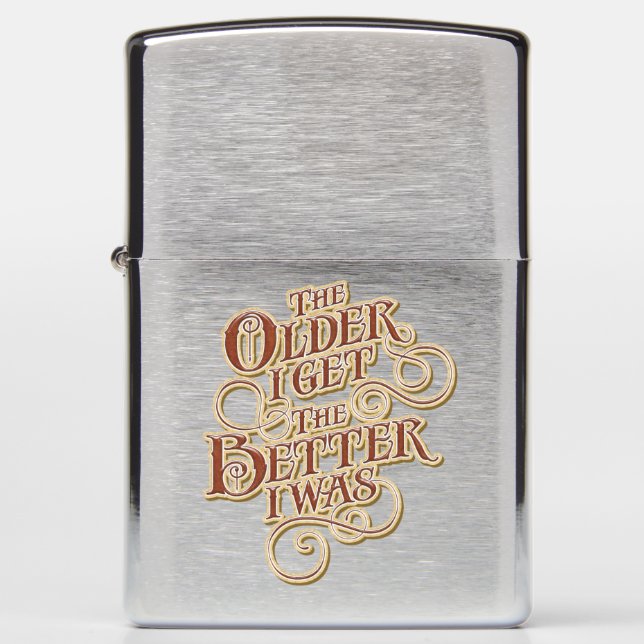 Older Better Zippo Lighter (Front)