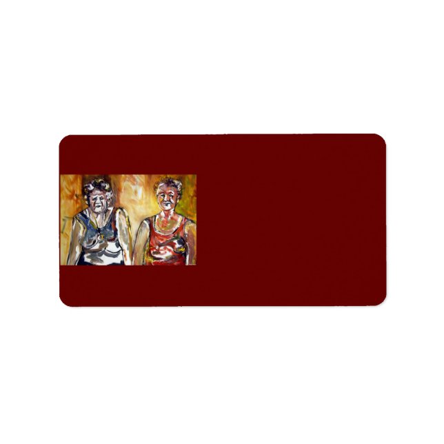 Older Bolder Ladies Address Label (Front)