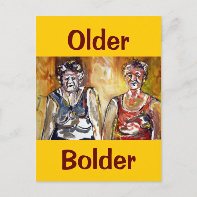 Older Bolder Ladies Postcard (Front)