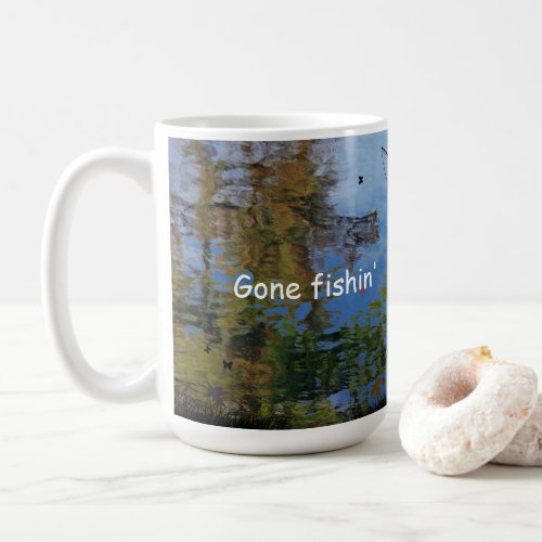 Older Man Fishing Retirement Coffee Mug