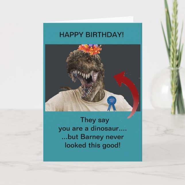 Older Men Birthday Greeting Card (Front)