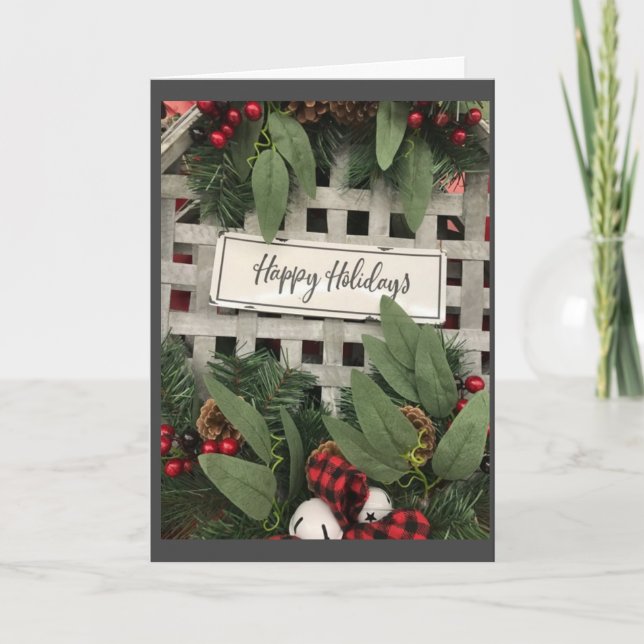 OLDER STUDENT TO GIVE ***TEACHER** AT CHRISTMAS HOLIDAY CARD (Front)