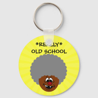 Older than dirt and proud of it senior citizen keychain