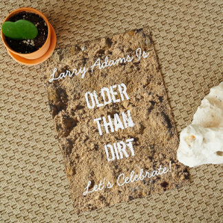 Older Than Dirt Birthday Party Invitation