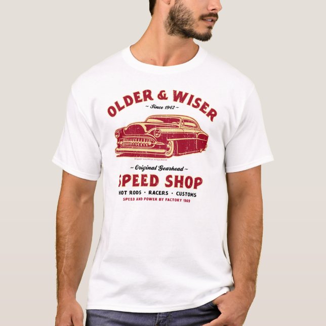 Older & Wiser 001 T-Shirt (Front)