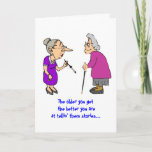 Older You Get... Birthday Card at Zazzle