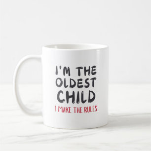 Oldest Child – I Make the Rules Personalized Coffee Mug