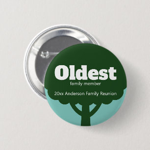 Oldest Family Member Family Reunion Award Button