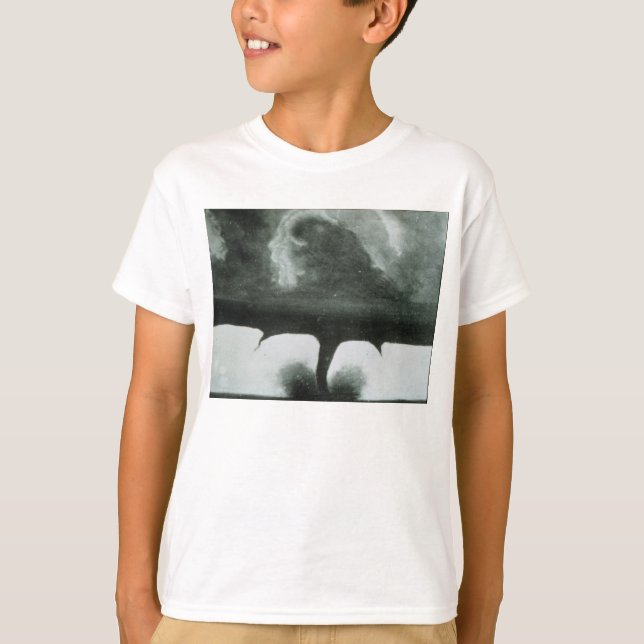 Oldest Known Photograph of a Tornado from 1884 T-Shirt (Front)