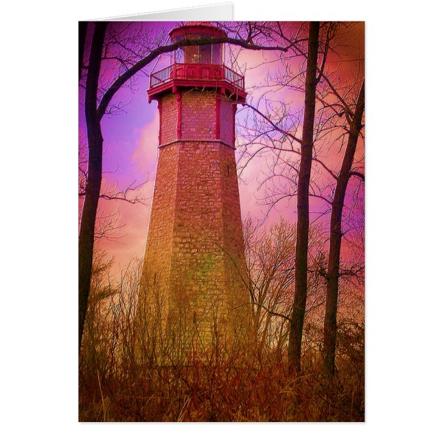 Oldest Light House Toronto Island V2 Cards (Front)