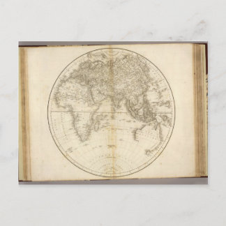 Oldest map of the world postcard