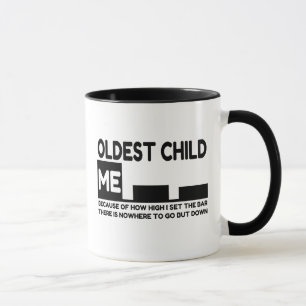 Oldest of Three Children Joke Mug