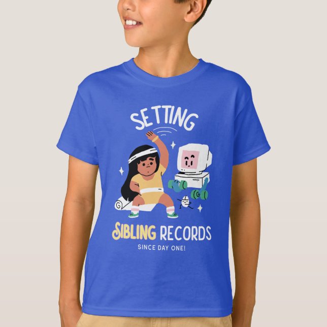 Oldest sibling set records T-Shirt (Front)