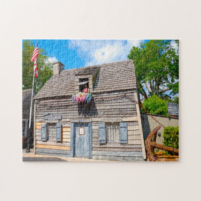 Oldest Wooden School Florida. Jigsaw Puzzle (Horizontal)