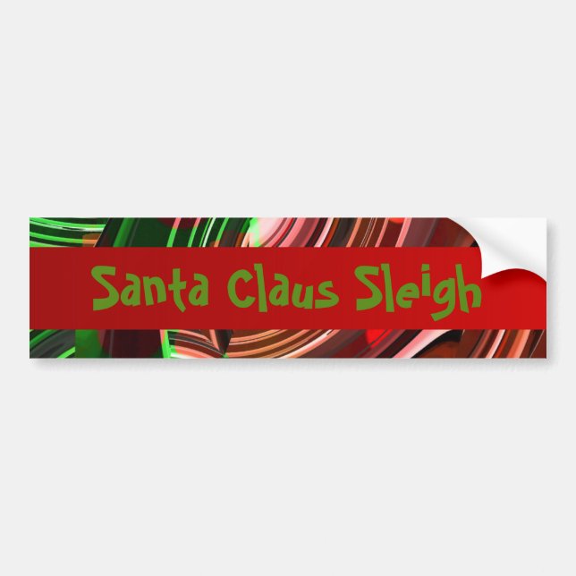 Oldfashion Peppermint Candy Design Bumper Sticker (Front)