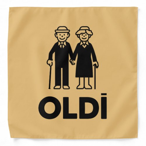 Oldi Birthday Bandana