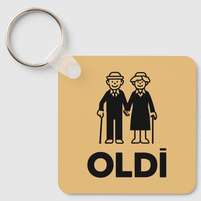 Oldi Birthday Keychain (Front)