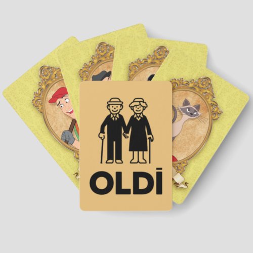 Oldi Birthday Old Maid Cards