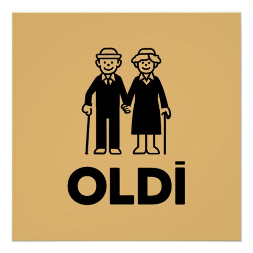 Oldi Birthday Poster