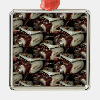 Oldie Motorcycle multiple Metal Ornament