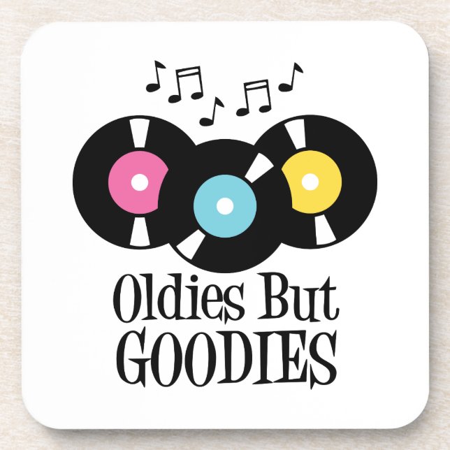 Oldies But Goodies Beverage Coaster (Front)