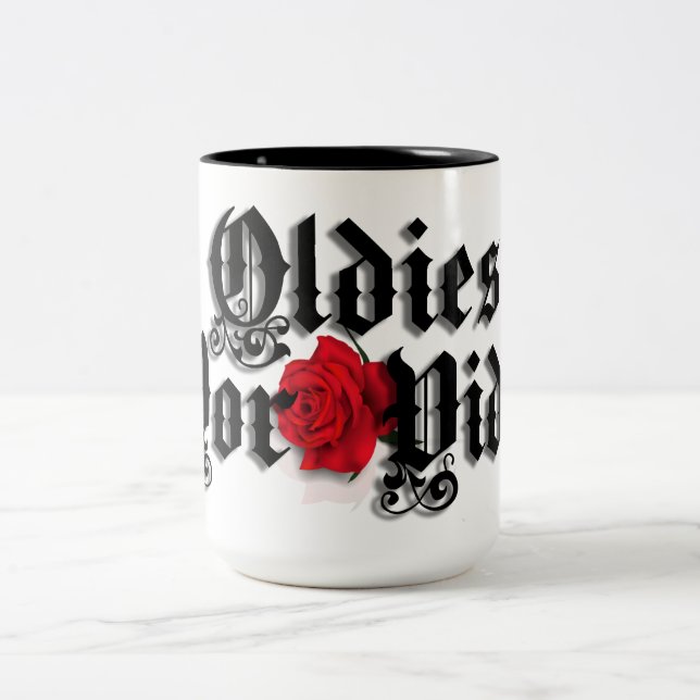 Oldies por vida Coffee mug (Center)