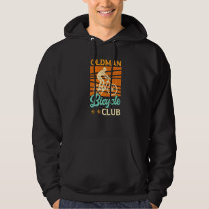 Oldman Bicycle Club Old Cyclist Pensioner Bike Hoodie